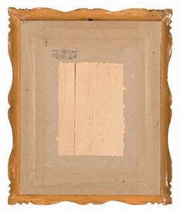 Giovanni Panza : Giovane contadinella in campagna  - Asta Dipinti del XIX e XX secolo - Associazione Nazionale - Case d'Asta italiane