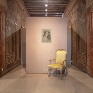 Basilio Cascella : Ritratto di ragazza con orecchino  - Asta Dipinti del XIX e XX secolo - Associazione Nazionale - Case d'Asta italiane