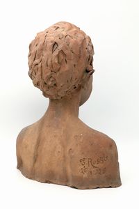 Teodoro Russo : Fanciullo  - Asta Dipinti del XIX e XX secolo - Associazione Nazionale - Case d'Asta italiane