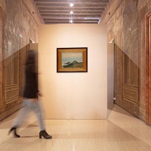 Michele Catti : Costiera siciliana  - Asta Dipinti del XIX e XX secolo - Associazione Nazionale - Case d'Asta italiane