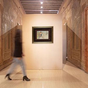 Pietro Scoppetta : La raccolta del grano  - Asta Dipinti del XIX e XX secolo - Associazione Nazionale - Case d'Asta italiane