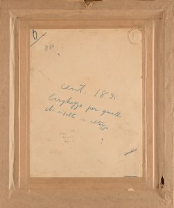 Pietro Scoppetta : Scena galante  - Asta Dipinti del XIX e XX secolo - Associazione Nazionale - Case d'Asta italiane