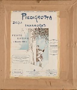 Pietro Scoppetta : 'Piedigrotta degli innamorati'  - Asta Dipinti del XIX e XX secolo - Associazione Nazionale - Case d'Asta italiane
