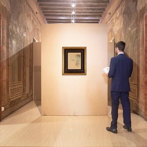 Pietro Scoppetta : 'Piedigrotta degli innamorati'  - Asta Dipinti del XIX e XX secolo - Associazione Nazionale - Case d'Asta italiane