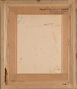 Pietro Scoppetta : Disegno per la copertina della canzone 'Lariul�'  - Asta Dipinti del XIX e XX secolo - Associazione Nazionale - Case d'Asta italiane