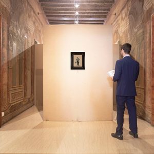 Pietro Scoppetta : 'O mbriaco'  - Asta Dipinti del XIX e XX secolo - Associazione Nazionale - Case d'Asta italiane