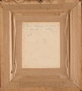 Pietro Scoppetta : Giovane popolana con vaso e mazzo di fiori  - Asta Dipinti del XIX e XX secolo - Associazione Nazionale - Case d'Asta italiane