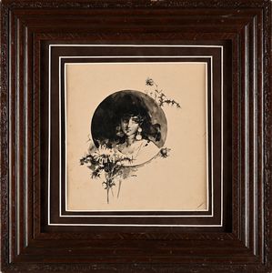 Francesco Galante : Salom  - Asta Dipinti del XIX e XX secolo - Associazione Nazionale - Case d'Asta italiane