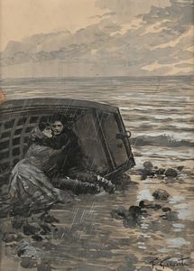 Francesco Galante - Tavola per illustrazione di Racconti della Steppa