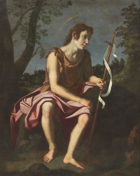 Francesco Curradi : San Giovanni  - Asta Importanti Dipinti Antichi - Associazione Nazionale - Case d'Asta italiane