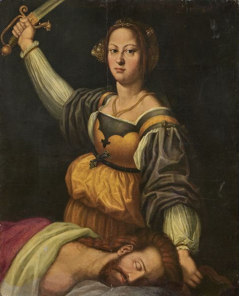 Giuliano Bugiardini (attr. a) : Giuditta decapita Oloferne  - Asta Importanti Dipinti Antichi - Associazione Nazionale - Case d'Asta italiane