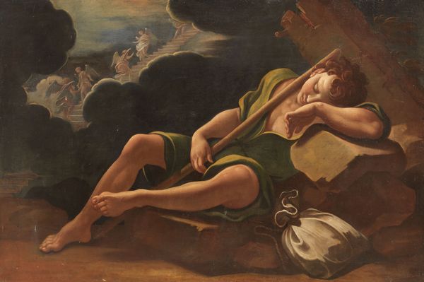 Louis Dorigny (attr. a) : Il sogno di Giacobbe  - Asta Importanti Dipinti Antichi - Associazione Nazionale - Case d'Asta italiane