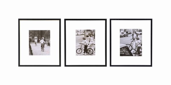 Ron Galella : Jackie Kennedy with son John Jr. Central Park  - Asta Photographs from important european collections - Associazione Nazionale - Case d'Asta italiane