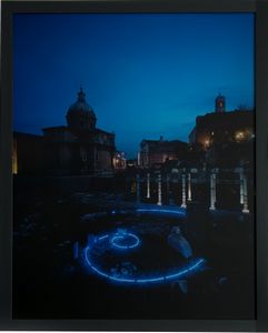 CLAUDIO ABATE - Mario Merz (Un segno nel foro di Cesare)