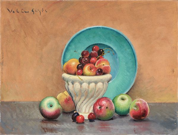 Valentino Ghiglia : Natura morta  - Asta Dipinti e Sculture del XIX e XX secolo - Associazione Nazionale - Case d'Asta italiane