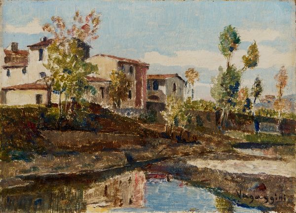 Memo Vagaggini : Galluzzo (Le Gore)  - Asta Dipinti e Sculture del XIX e XX secolo - Associazione Nazionale - Case d'Asta italiane