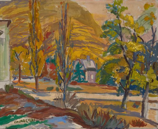 Mario Cavaglieri : Casa sul lago (Peyloubre)  - Asta Dipinti e Sculture del XIX e XX secolo - Associazione Nazionale - Case d'Asta italiane