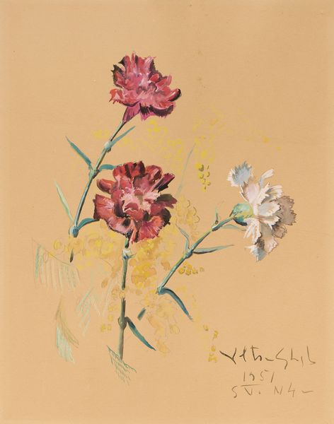 Valentino Ghiglia : Fiori  - Asta Dipinti e Sculture del XIX e XX secolo - Associazione Nazionale - Case d'Asta italiane