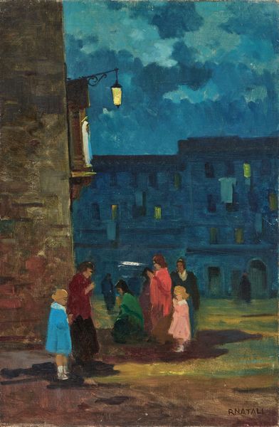 Renato Natali : Vecchia Livorno (Preghiera)  - Asta Dipinti e Sculture del XIX e XX secolo - Associazione Nazionale - Case d'Asta italiane