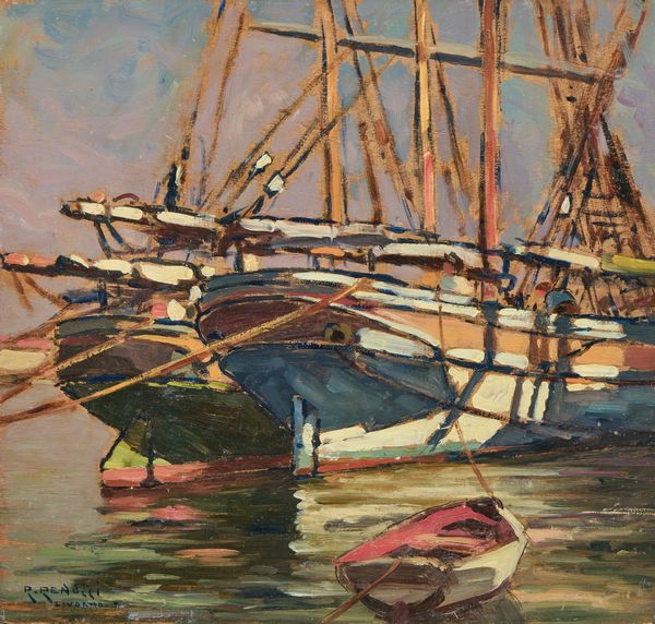 Renuccio Renucci : Barche  - Asta Dipinti e Sculture del XIX e XX secolo - Associazione Nazionale - Case d'Asta italiane