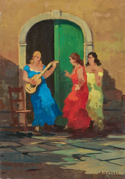 Renato Natali : Serenata  - Asta Dipinti e Sculture del XIX e XX secolo - Associazione Nazionale - Case d'Asta italiane