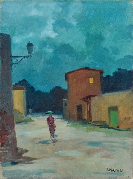 Renato Natali : Strada  - Asta Dipinti e Sculture del XIX e XX secolo - Associazione Nazionale - Case d'Asta italiane