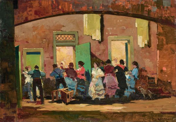 Renato Natali : Rissa  - Asta Dipinti e Sculture del XIX e XX secolo - Associazione Nazionale - Case d'Asta italiane