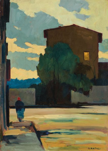 Renato Natali : Vicolo  - Asta Dipinti e Sculture del XIX e XX secolo - Associazione Nazionale - Case d'Asta italiane