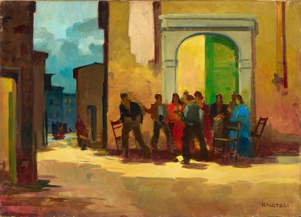 Renato Natali : Rissa  - Asta Dipinti e Sculture del XIX e XX secolo - Associazione Nazionale - Case d'Asta italiane