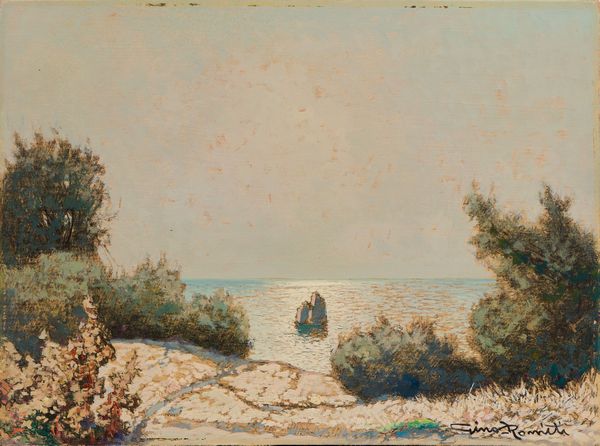 Gino Romiti : Marina  - Asta Dipinti e Sculture del XIX e XX secolo - Associazione Nazionale - Case d'Asta italiane