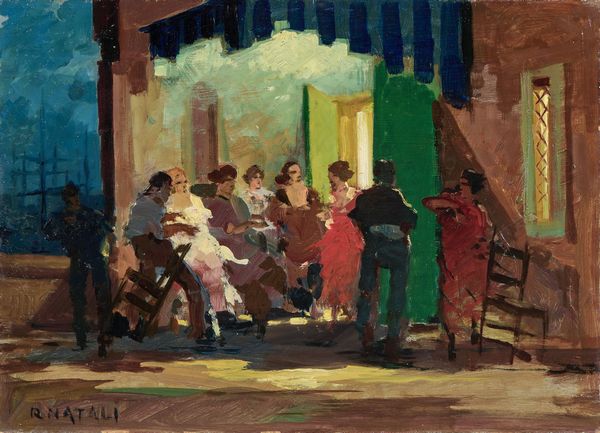 Renato Natali : Rissa  - Asta Dipinti e Sculture del XIX e XX secolo - Associazione Nazionale - Case d'Asta italiane