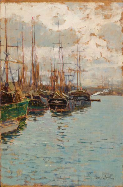 Guglielmo Micheli : Barche  - Asta Dipinti e Sculture del XIX e XX secolo - Associazione Nazionale - Case d'Asta italiane