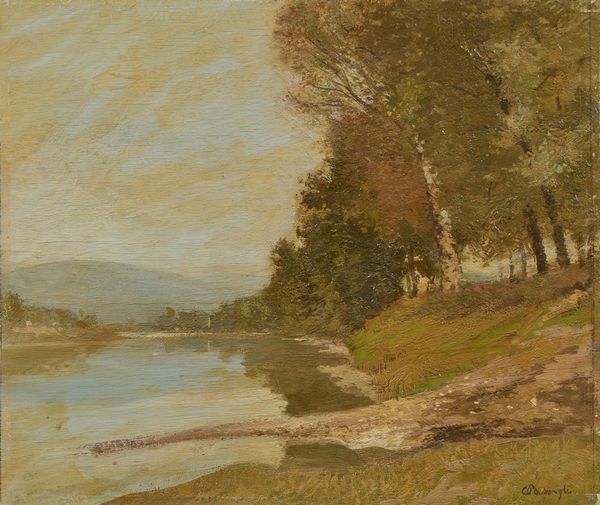 Carlo Passigli : Veduta d'Arno  - Asta Dipinti e Sculture del XIX e XX secolo - Associazione Nazionale - Case d'Asta italiane