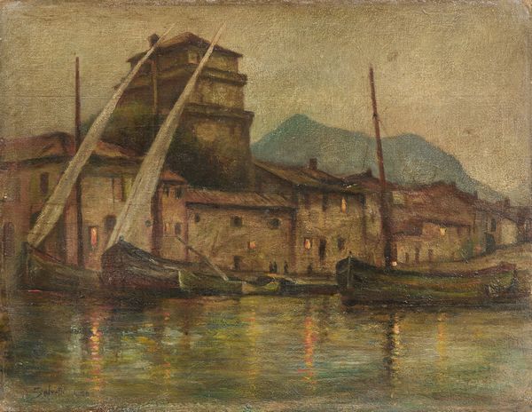 Antonio Salvetti : Viareggio, Torre Matilde  - Asta Dipinti e Sculture del XIX e XX secolo - Associazione Nazionale - Case d'Asta italiane