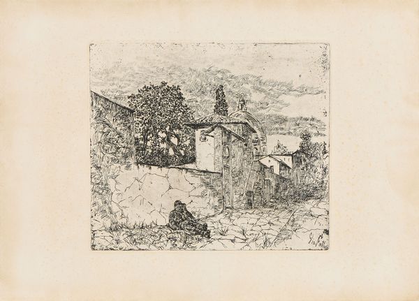 Giovanni Fattori : Antica via Lamarmora  - Asta Dipinti e Sculture del XIX e XX secolo - Associazione Nazionale - Case d'Asta italiane