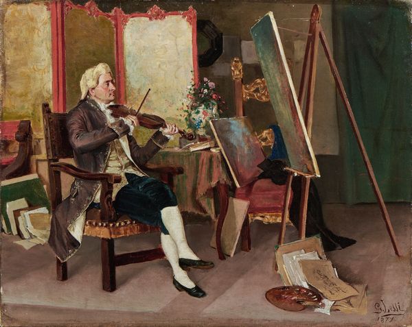 Giovanni Lessi : Le connaisseur  - Asta Dipinti e Sculture del XIX e XX secolo - Associazione Nazionale - Case d'Asta italiane