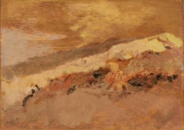 Giuseppe De Nittis : Impressione del Vesuvio  - Asta Dipinti e Sculture del XIX e XX secolo - Associazione Nazionale - Case d'Asta italiane