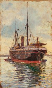 Guglielmo Micheli - Il piroscafo di Portoferraio