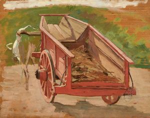 Eugenio Cecconi - Il carretto rosso