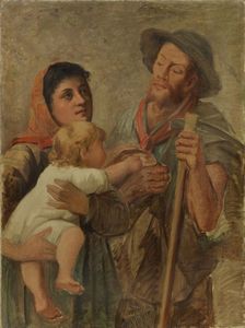 Egisto Ferroni - La famiglia