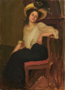 Oscar Ghiglia - La signora Papini