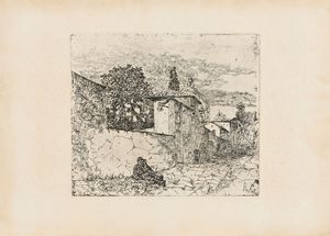 Giovanni Fattori - Antica via Lamarmora