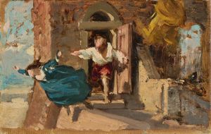 Stefano Ussi - Lucrezia de' Mazzanti