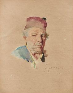 Giacomo Favretto - Ritratto