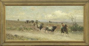 Aurelio Tiratelli - Il rientro dei bufali