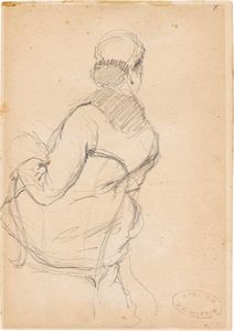 Giuseppe De Nittis - Ritratto di donna di spalle