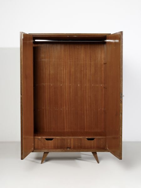 GAMBERINI ITALO : attribuito. Armadio a due ante  - Asta Asta 516 | DESIGN E ARTI DECORATIVE DEL NOVECENTO Online - Associazione Nazionale - Case d'Asta italiane