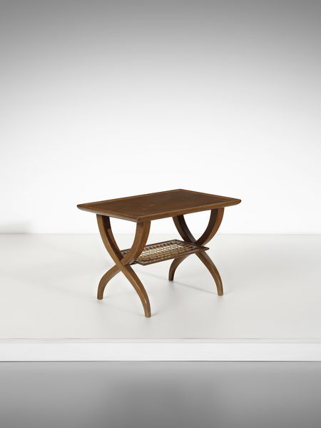 PECORINI GUGLIELMO : Tavolino da salotto a due ripiani  - Asta Asta 516 | DESIGN E ARTI DECORATIVE DEL NOVECENTO Online - Associazione Nazionale - Case d'Asta italiane