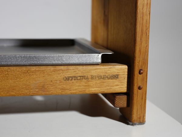 RIVADOSSI GIUSEPPE (n. 1935) : Scolapiatti per Officina Rivadossi, Nave  - Asta Asta 516 | DESIGN E ARTI DECORATIVE DEL NOVECENTO Online - Associazione Nazionale - Case d'Asta italiane