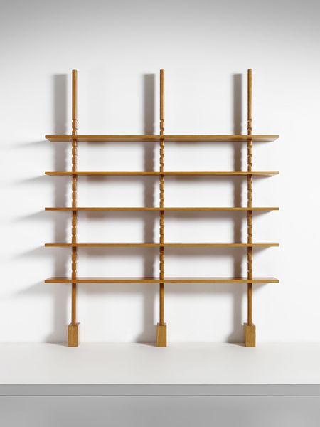 BERNINI : Libreria a due campate e cinque ripiani  - Asta Asta 516 | DESIGN E ARTI DECORATIVE DEL NOVECENTO Online - Associazione Nazionale - Case d'Asta italiane